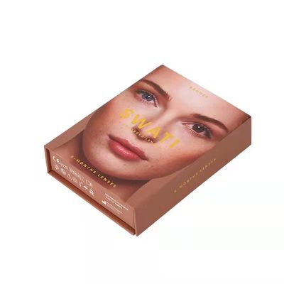 chất lượng  Magnet Rigid Gift Box , Reusable Paper Box Cosmetics Contact Lens Packaging nhà máy sản xuất