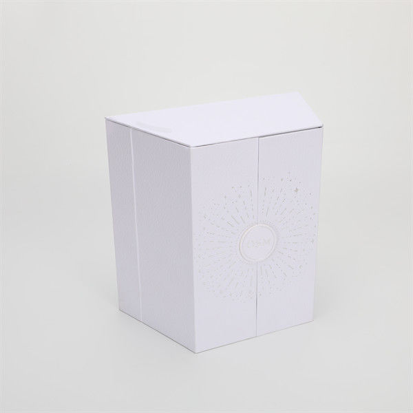 ISO white finish Lift Off Lid Box , Cardboard Small Tuck Top Boxes